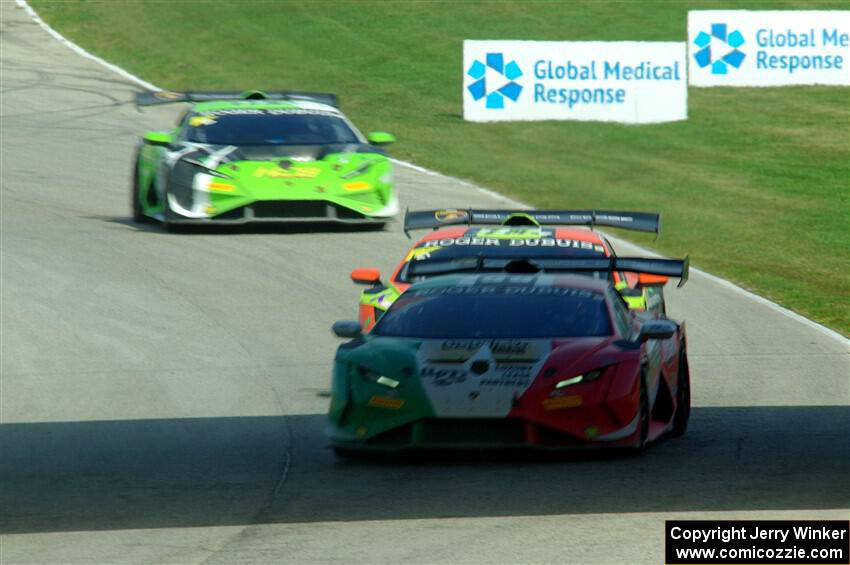 Giano Taurino / Loris Spinelli and Sebastian Carazo's Lamborghini Huracán LP 620-2 Super Trofeo Evo2s