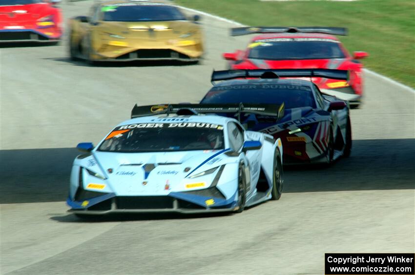 Joel Miller's and Billy Johnson's Lamborghini Huracán LP 620-2 Super Trofeo Evo2s