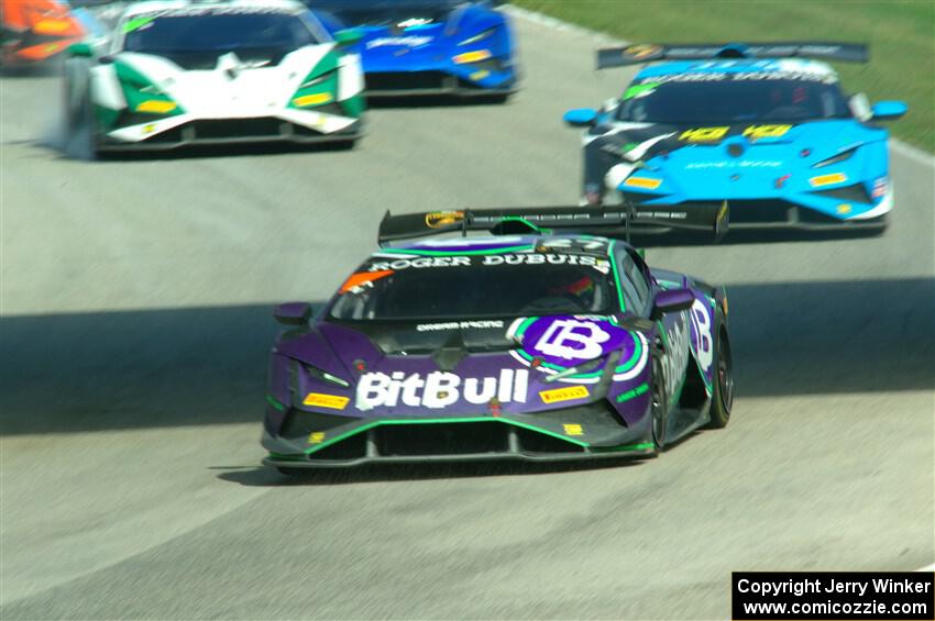 Edoardo Liberati / Dario Capitanio and David Staab / Nikko Reger Lamborghini Huracán LP 620-2 Super Trofeo Evo2s