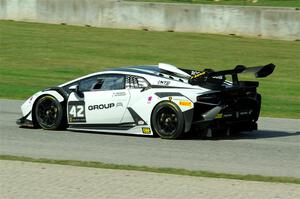Lucas Petersson / Ashley Freiberg Lamborghini Huracán LP 620-2 Super Trofeo Evo2