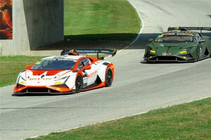 Jeff Courtney's and A.J. Muss / Caleb Bacon Lamborghini Huracán LP 620-2 Super Trofeo Evo2s