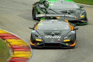 John Hennessy's and Martin Fuentes Telich / Caesar Bacarella Lamborghini Huracán LP 620-2 Super Trofeo Evo2s