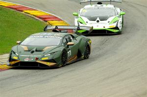 Jake Walker's and Damon Ockey / Patrick Liddy Lamborghini Huracán LP 620-2 Super Trofeo Evo2s