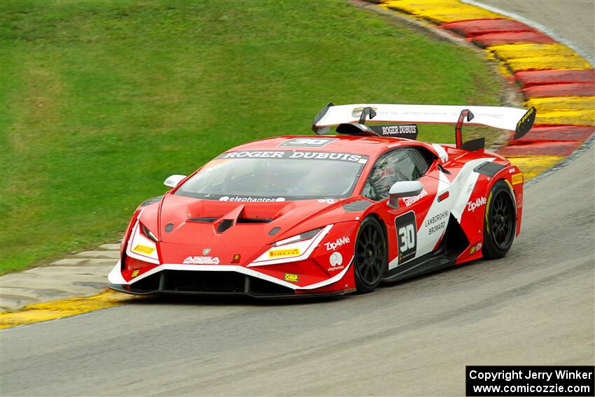 Nelson Piquet, Jr's Lamborghini Huracán LP 620-2 Super Trofeo Evo2