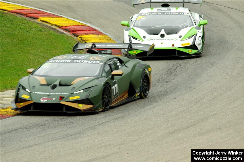 Jake Walker's and Damon Ockey / Patrick Liddy Lamborghini Huracán LP 620-2 Super Trofeo Evo2s