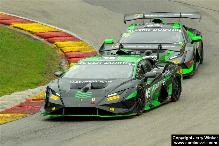 Martin Fuentes Telich / Caesar Bacarella and Keawn Tandon's Lamborghini Huracán LP 620-2 Super Trofeo Evo2s