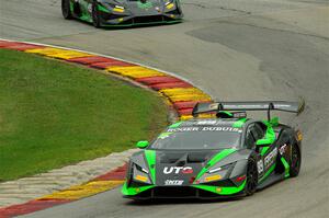 Keawn Tandon's and Martin Fuentes Telich / Caesar Bacarella Lamborghini Huracán LP 620-2 Super Trofeo Evo2s