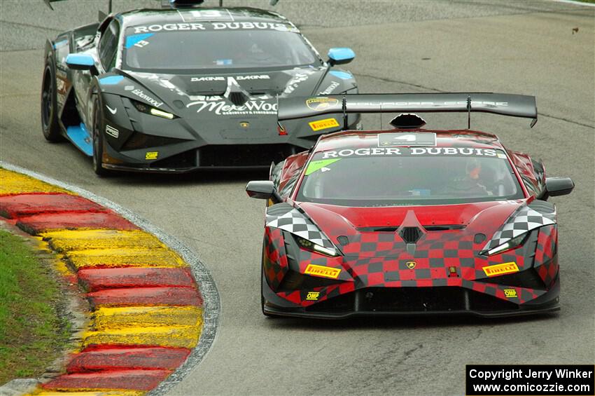 Michael Mennella / Bart Collins and Ofir Levy / Jon Hirshberg Lamborghini Huracán LP 620-2 Super Trofeo Evo2s