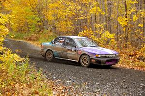 Michael Miller / Angelica Miller Mitsubishi Galant VR-4 on SS14, Trouble II.