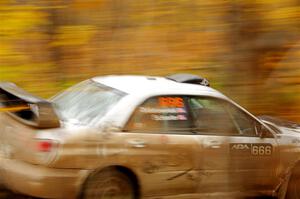 Pete Schaefer / Kevin Dobrowolski Subaru Impreza 2.5i on SS14, Trouble II.