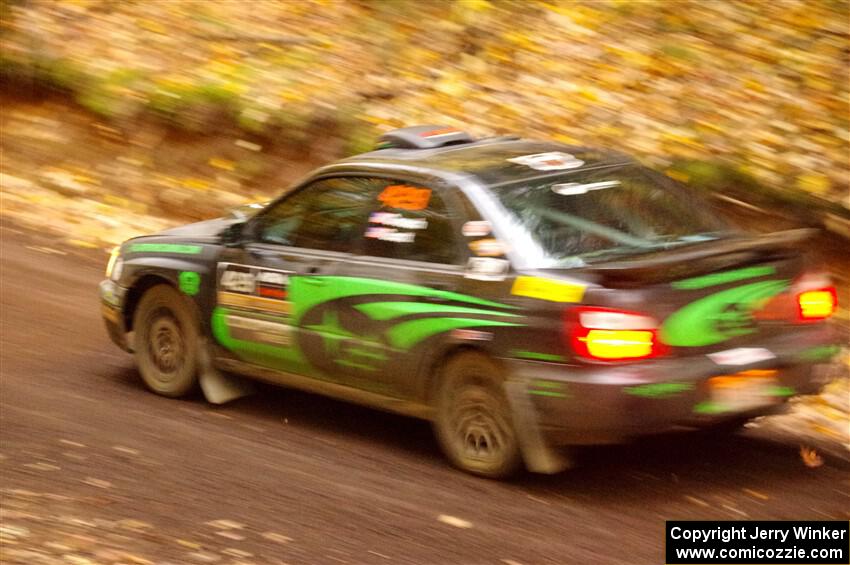 Scott Crouch / Ryan Scott Subaru WRX on SS15, Mount Marquette.