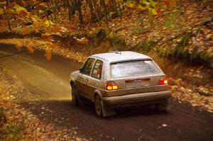 Mark Rokus / Tabitha Lohr VW GTI on SS15, Mount Marquette.