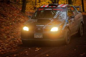 Matt James / Jackie James Subaru Impreza on SS15, Mount Marquette.