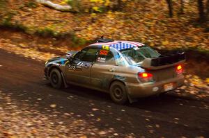 Matt James / Jackie James Subaru Impreza on SS15, Mount Marquette.