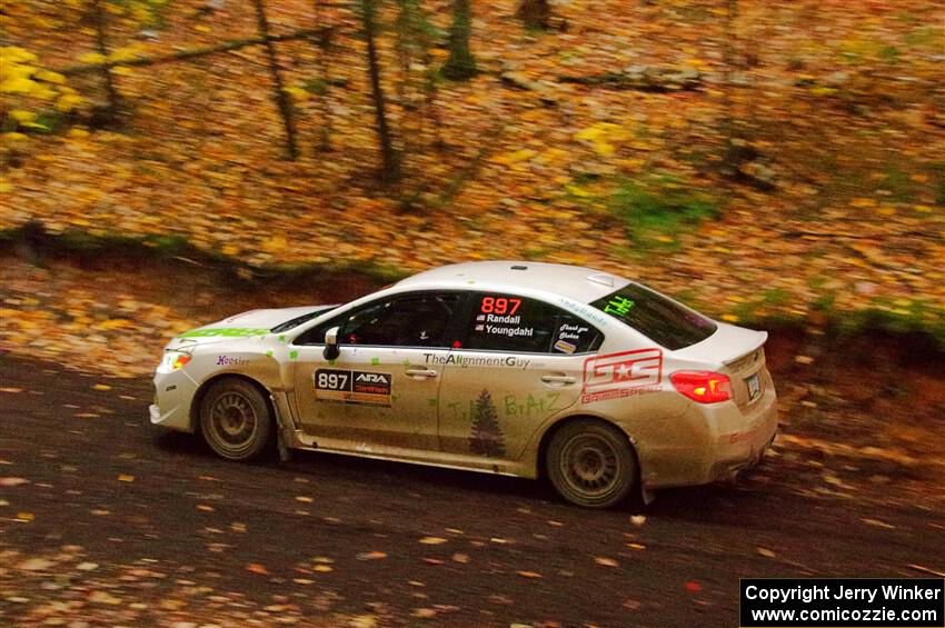 Jamey Randall / Geoff Youngdahl Subaru WRX on SS15, Mount Marquette.