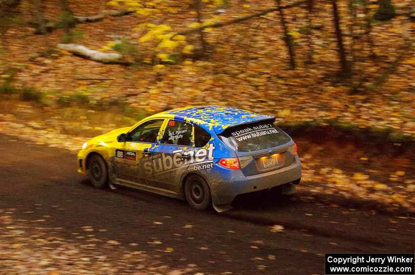 Scott Putnam / Dylan Duffy Subaru WRX STi on SS15, Mount Marquette.