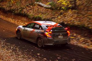 Gabriel Nieves / Thomas Hoster Honda Civic Type R on SS15, Mount Marquette.