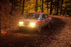 Levi Johnson / Griffin Johnson BMW 325e on SS15, Mount Marquette.