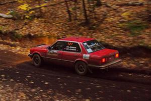 Levi Johnson / Griffin Johnson BMW 325e on SS15, Mount Marquette.