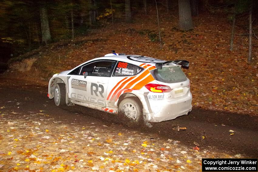 Tom Williams / Ross Whittock Ford Fiesta Rally2 on SS15, Mount Marquette.