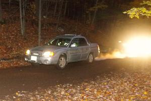 A Subaru Baja sweeps SS15, Mount Marquette.