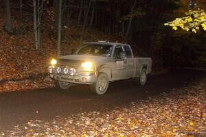 A GMC Sierra pickup sweeps SS15, Mount Marquette.