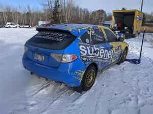 Scott Putnam / Alex Wong Subaru WRX before the event.