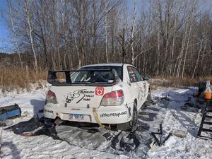 Pete Schaefer / Zack Goldstein Subaru Impreza 2.5i before the event.