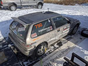 Nick Lyle / Kevin Dobrowolski Honda Civic Si before the event.