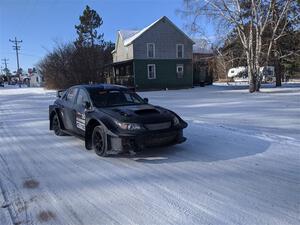 Daryl Bergen / Karl Bergen Subaru WRX STi before the event.