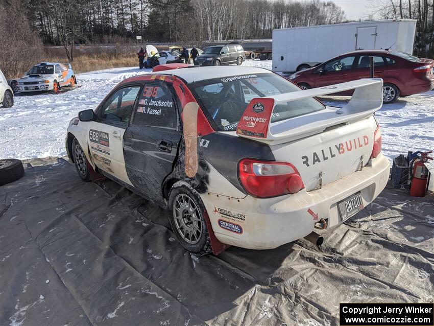 Gabe Jacobsohn / R.J. Kassel Subaru WRX STi before the event.