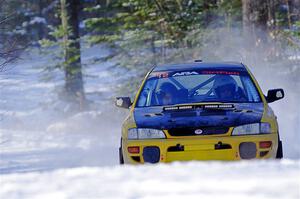 Steve Gingras / Katie Gingras Subaru Impreza on SS1.