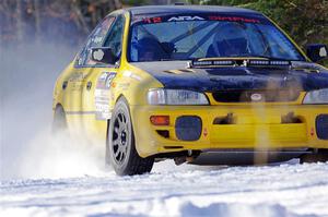 Steve Gingras / Katie Gingras Subaru Impreza on SS1.