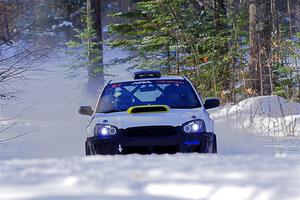 Mark Williams / Tim Kohlmann Subaru WRX STi on SS1.