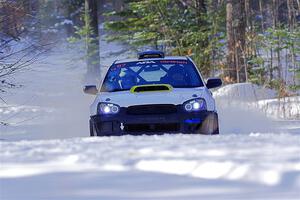 Mark Williams / Tim Kohlmann Subaru WRX STi on SS1.