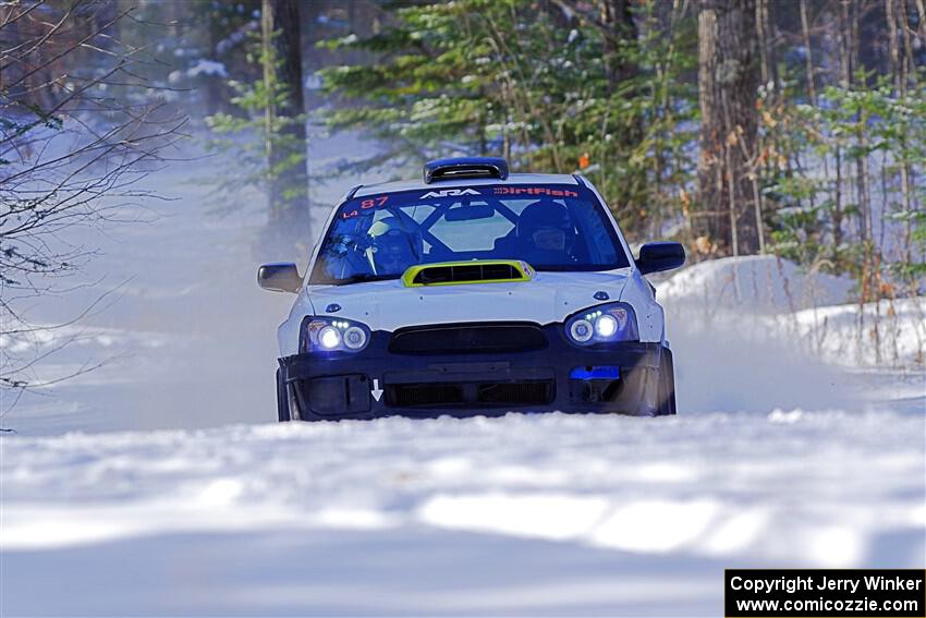 Mark Williams / Tim Kohlmann Subaru WRX STi on SS1.