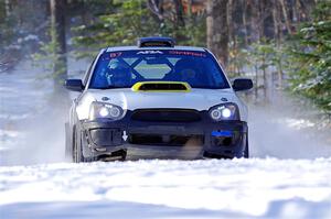 Mark Williams / Tim Kohlmann Subaru WRX STi on SS1.