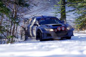 Daryl Bergen / Karl Bergen Subaru WRX STi on SS1.