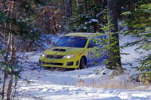 Scott Putnam / Alex Wong Subaru WRX STi on SS1.