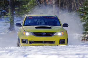 Scott Putnam / Alex Wong Subaru WRX STi on SS1.