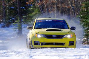 Scott Putnam / Alex Wong Subaru WRX STi on SS1.