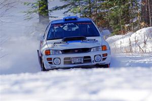 Tyler Matalas / Dustin Sharkozy Subaru Impreza LX on SS1.