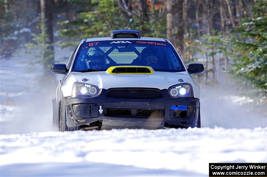 Mark Williams / Tim Kohlmann Subaru WRX STi on SS1.