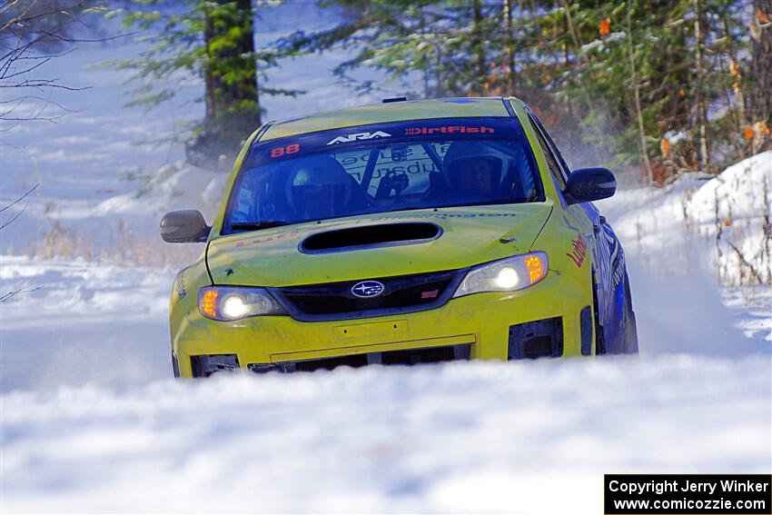 Scott Putnam / Alex Wong Subaru WRX STi on SS1.