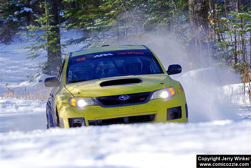 Scott Putnam / Alex Wong Subaru WRX STi on SS1.