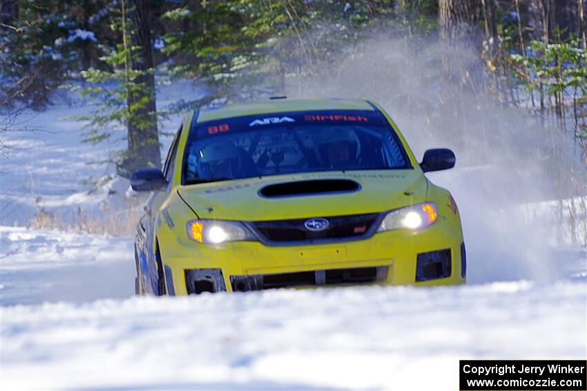 Scott Putnam / Alex Wong Subaru WRX STi on SS1.