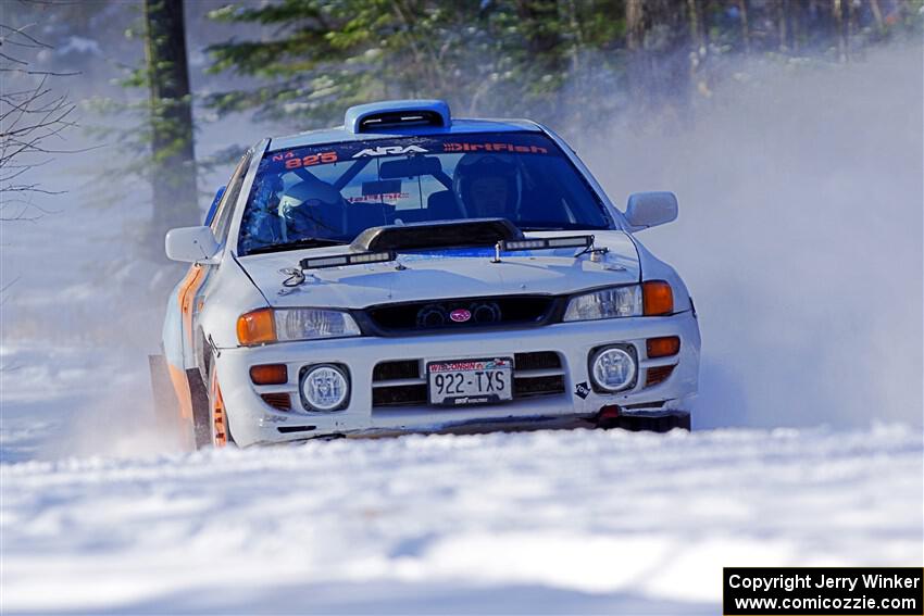 Tyler Matalas / Dustin Sharkozy Subaru Impreza LX on SS1.