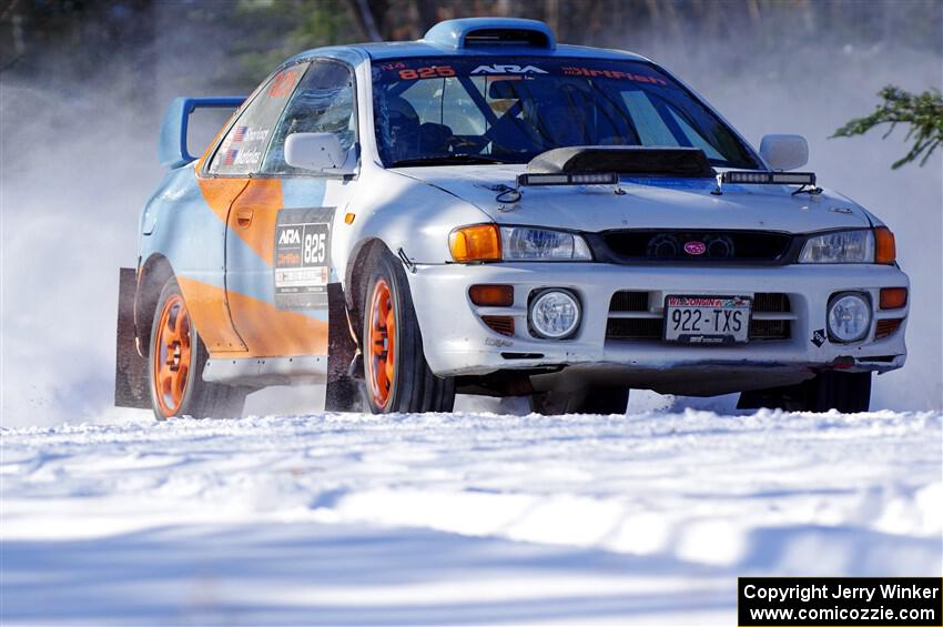 Tyler Matalas / Dustin Sharkozy Subaru Impreza LX on SS1.