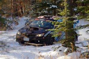 Matt James / Abbey James Subaru Impreza on SS1.