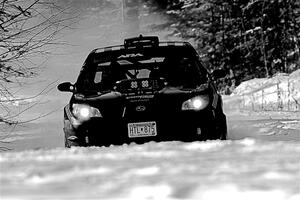 Matt James / Abbey James Subaru Impreza on SS1.